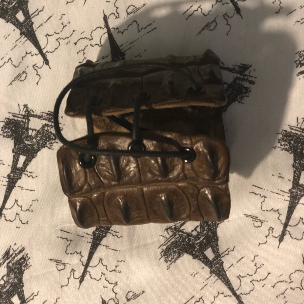 Vintage Alligator Skin Cuff - bought in Australia